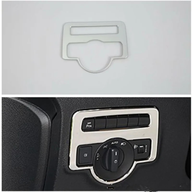 

Car Headlight Switch Button Panel Cover Decal Trim Sticker ABS Fit For Mercedes Benz VITO 2017 Car Styling