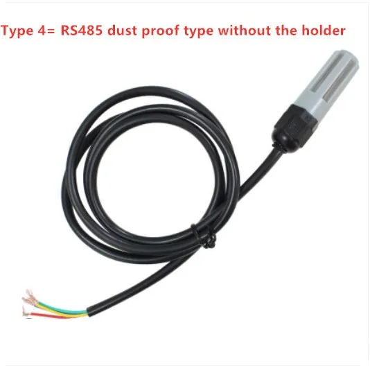 Sm7820b temperatura umidade sensor sonda rs485 transmissor módulo coletor modbus-rtu dustproof pvc sonda sht30 suporte do sensor