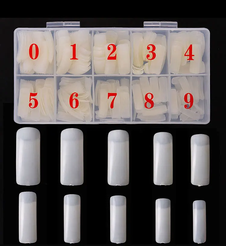 

500шт. Акриловые искусственные накладные ногти. Украшение. Розничная торговля.