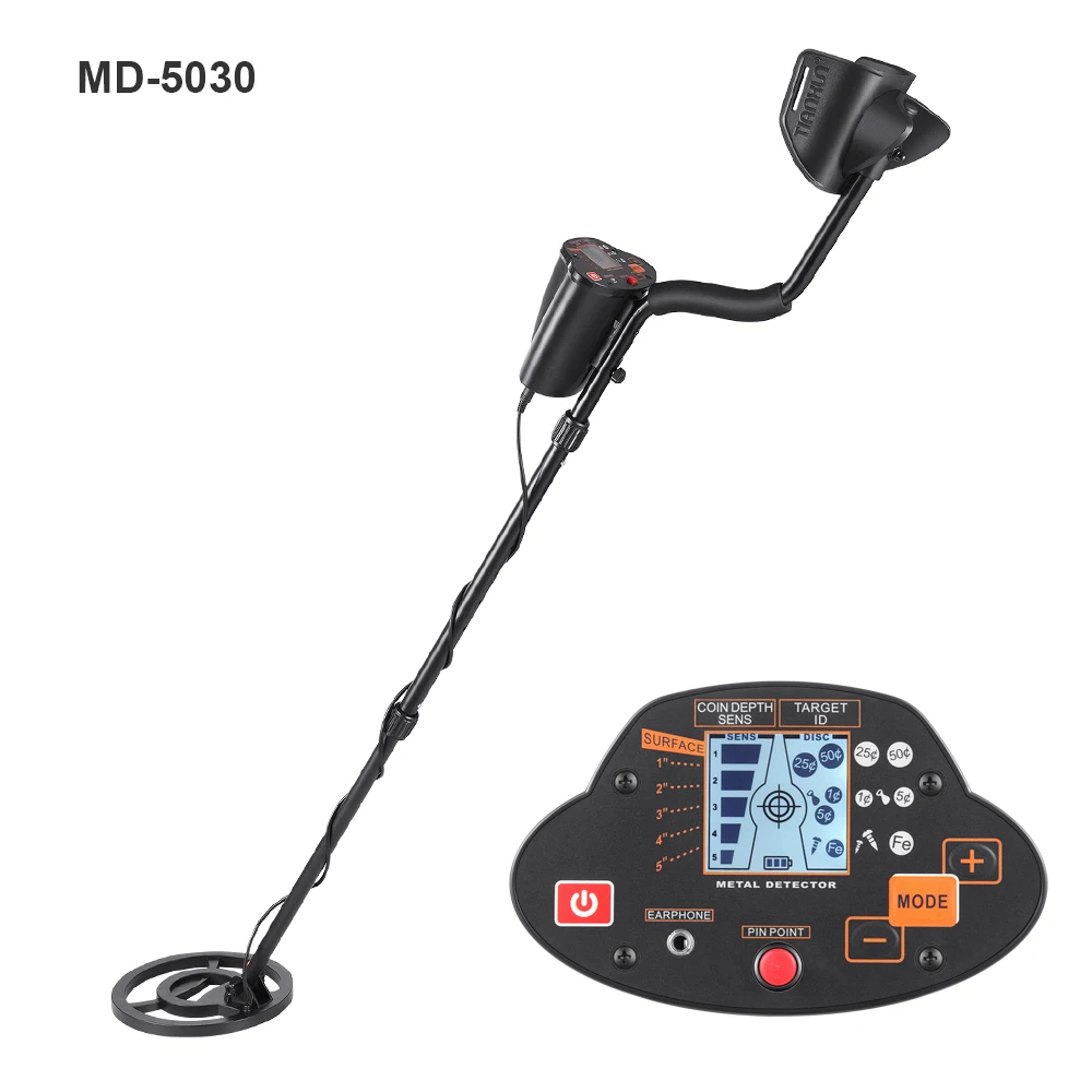 MD-5030 Kim Loại Vàng Dưới Lòng Đất Chiều Dài Có Thể Điều Chỉnh Thợ Săn Kho Báu Người Đi Tìm Di Động Tìm Kiếm