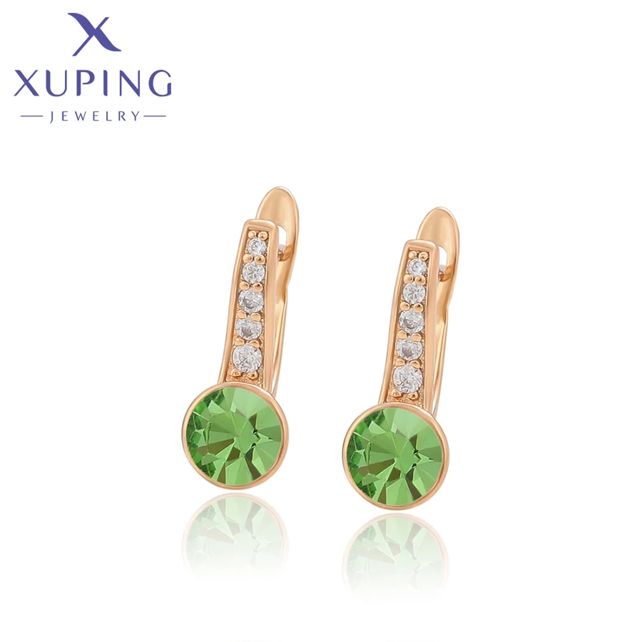 Xuping Jewelry  New Arrival Elegant Promotion Crystals Earrings for Women Christmas Gift A00716373