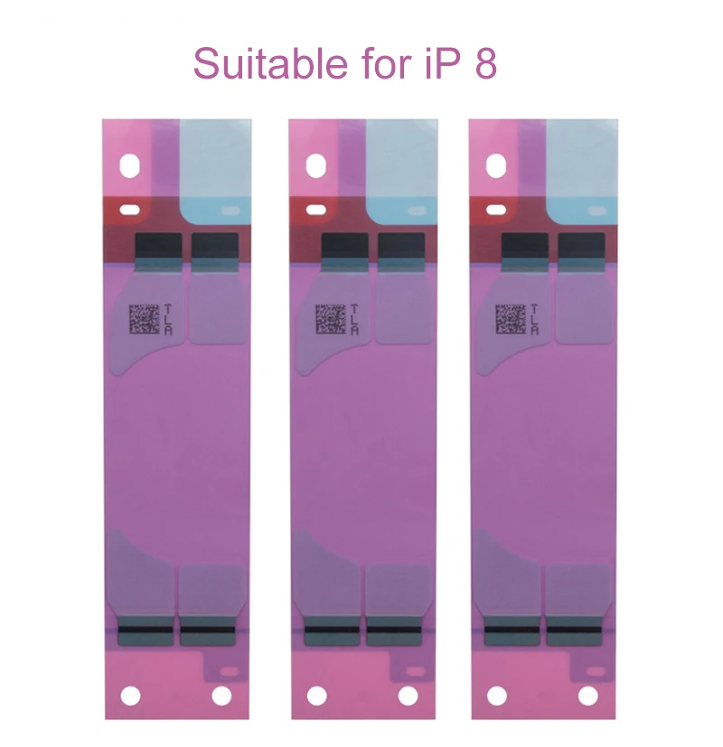 10pcs/Lot Battery Adhesive Sticker For iPhone 11 Pro Max XS Max XR X 8 8P 7 7P 6S 6SP Battery Glue Tape Strip Tab Repair Part