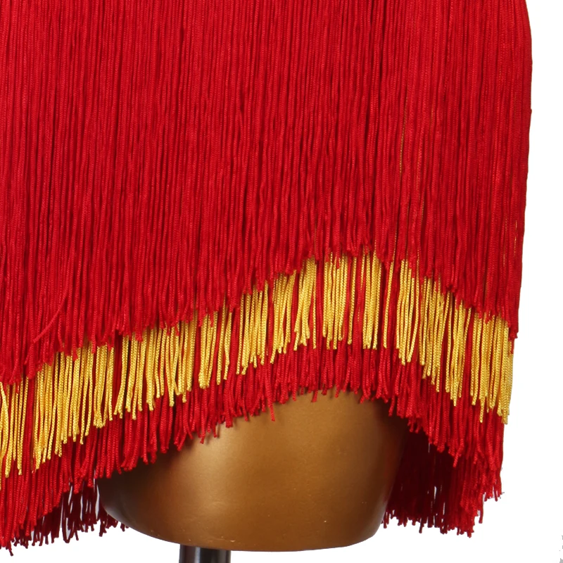 Adulto vestido de dança latina para mulheres vermelho manga longa feminino samba rumba cha-cha treinamento competição roupas