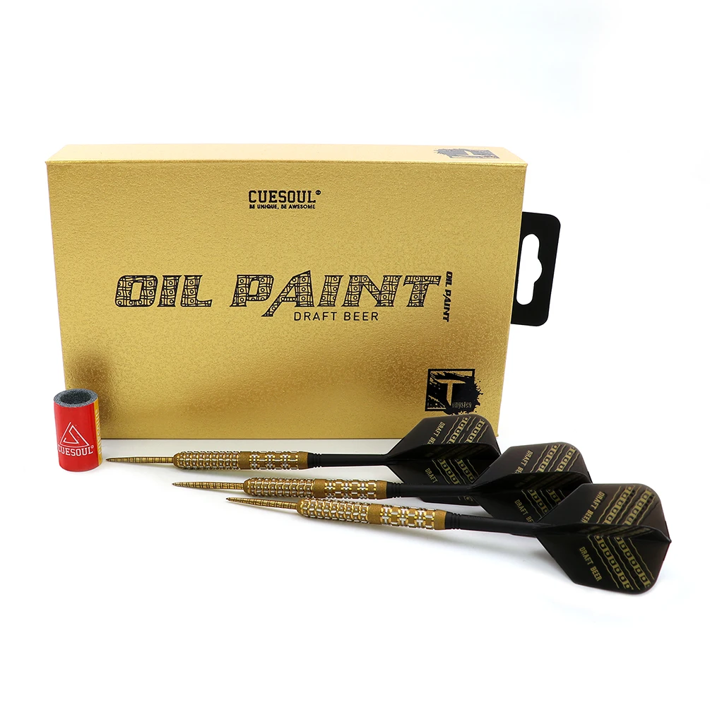 

CUESOUL DRAFT BEER Oil Paint Finished-23g Steel Tip Tungsten Darts