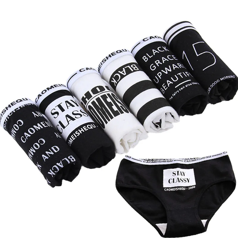 6Pcs/Set Underwear Women\'s Panties Cotton Sexy Comfortable Briefs Ladies Underpants Girls Lingerie Pantys Underwear For Women