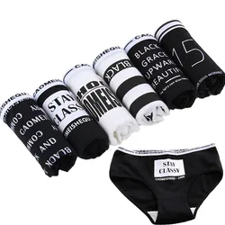 6Pcs/Set Underwear Women's Panties Cotton Sexy Comfortable Briefs Ladies Underpants Girls Lingerie Pantys Underwear For Women