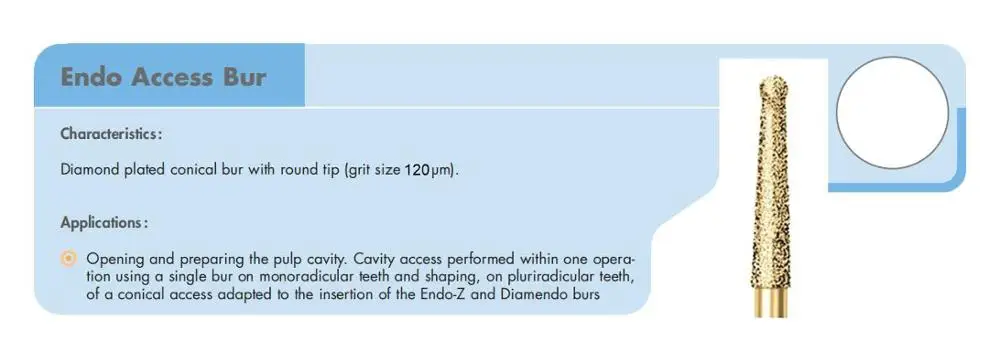 Conjunto de brocas dentárias, Endodontic Endo Access Bur, Open Plup, BC-21, BC-22, BC-23, BC-24, 10pcs