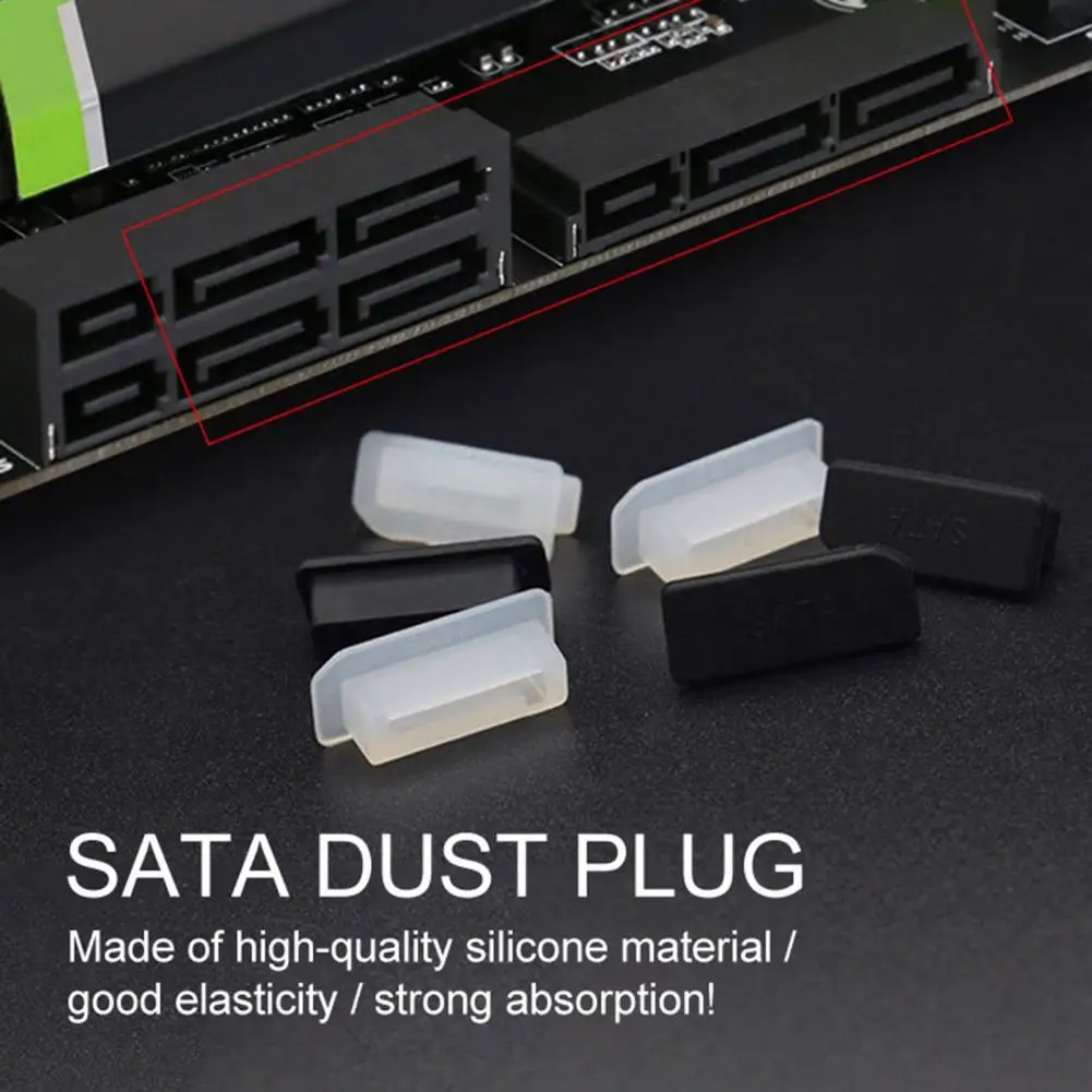 Dust Plug Compact Anti-dust Plug Portable Easy to Install  Useful SATA 2.0/3.0 Interface Anti-dust Cover Cap