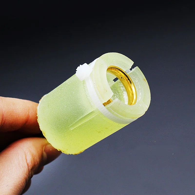 Imagem -05 - Fixed Agate Jade Anel Ferramentas de Polimento Moagem Luva Cônica Fixação Ferramenta de Processamento Silicone Mandril Interno e Externo Titular