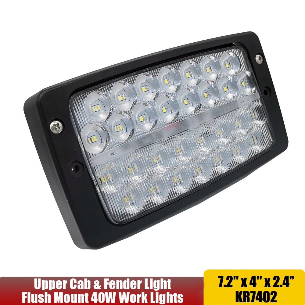 AZ41570 LED Fender Light For John Deere Forage Harvesters 6650, 6750, 6850, 6950, 7180, 7200, 7250,7280, 7300, 7350+