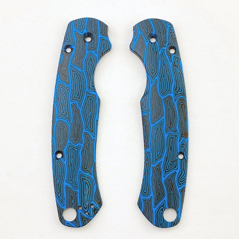 

1Pair G10 Material Folding Knife Handle Grip Patches Scales for Spyderco Paramilitary 2 Para2 C81 Custom DIY Accessories Parts