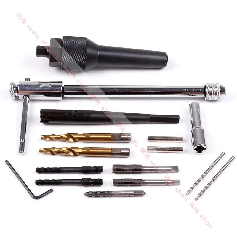 Damaged Glow Plug Removal Remover Thread Repair Drill Wrench Spark Plug Gap Extractor Tool Kit 8MM 10MM