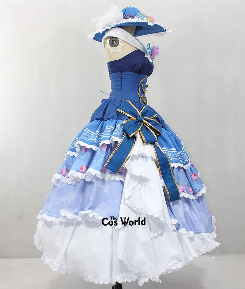 Love Live Ayase Eli Dancing Party Ball Gown Dresses Outfit Anime Customize Cosplay Costumes image 3