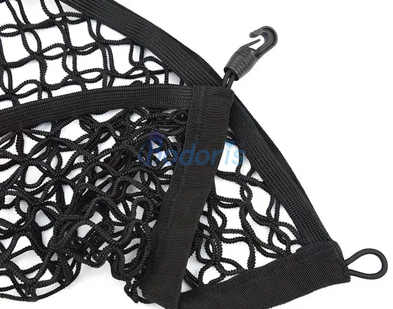 For Toyota Alphard Vellfire Trunk Luggage Storage Cargo Nylon Stretchable Elastic Mesh Net With 4 Hooks Organizer Accessories