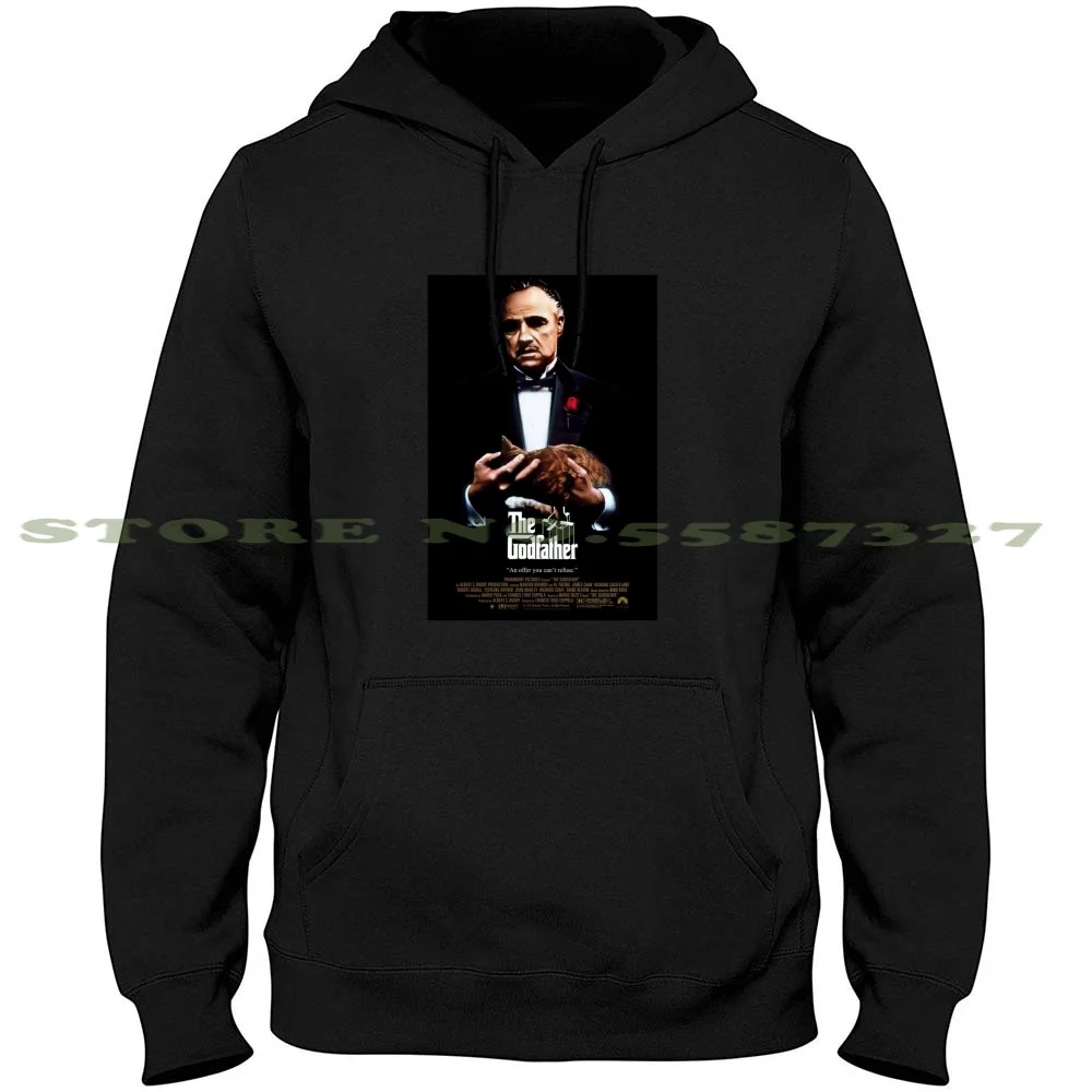 The Godfather Poster Hoodies Sweatshirt For Men Women The Godfather Francis Coppola Robert De Niro Tony Montana Al Pacino Bong