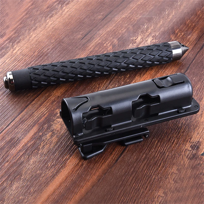 360 Degree Rotation Retractable Baton Case Holster Universal  Extensible Baton Holder EDC Self Defense Outdoor Survial Tool