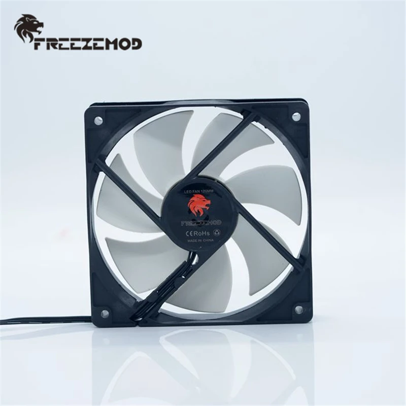 FREEZEMOD FAN-WD12 Radiator Fan Computer Water Cooling Industrial Instrument Fan Black Frame Colorless 12CM. FAN-WD12