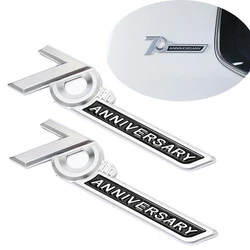ABS Chrome 70th Style Side Emblem Sticker For Toyota Land Cruiser 100 200 300 FJ200 LC300 Prado LC120 120 150 LC150 Accessories