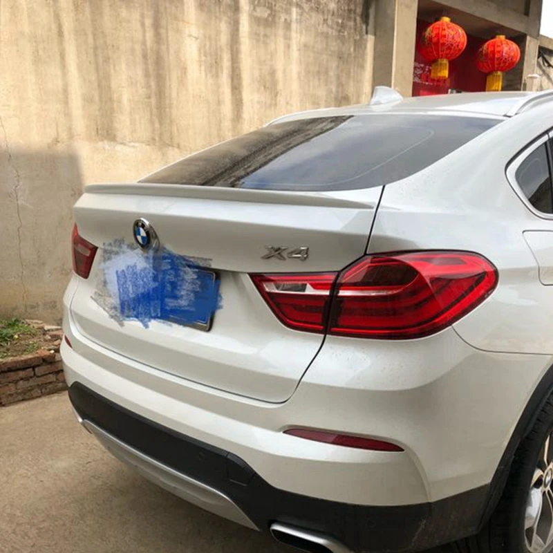 

For BMW F26 X4 Spoiler A Style ABS Material Car Rear Wing unpaint Color Rear Spoiler For BMW X4 Spoiler 2015 2016 2017