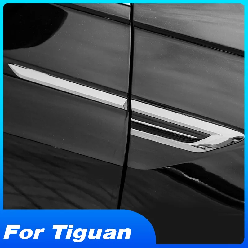Vtear para VW Tiguan MK2 2022-2017 ACCESORIOS 4 motion emblema Original puerta lateral emblema ABS pegatina Exterior embellecedor Coche