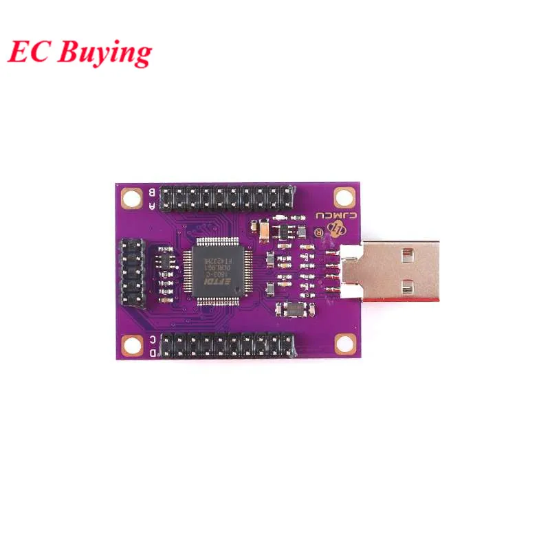 FT4232 Four-channel USB to Serial Port UART/SPI/I2C/JTAG/RS232 /RS485/RS422 Module 4 Channel FT4232HL CJMCU-4232