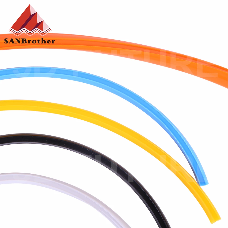 2meter 6mm flat seal 2020 aluminum profile V-Slot Cover / Panel Holder black/orange/blue For CNC CR-10 machine DIY parts