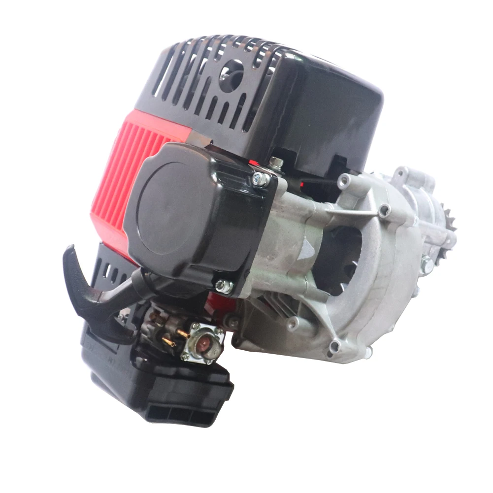 Motorcycle Parts 1E44-5 49cc Engine With Gearbox For 2 Stroke Mini Dirt Bike Pocket Atv Good Quality