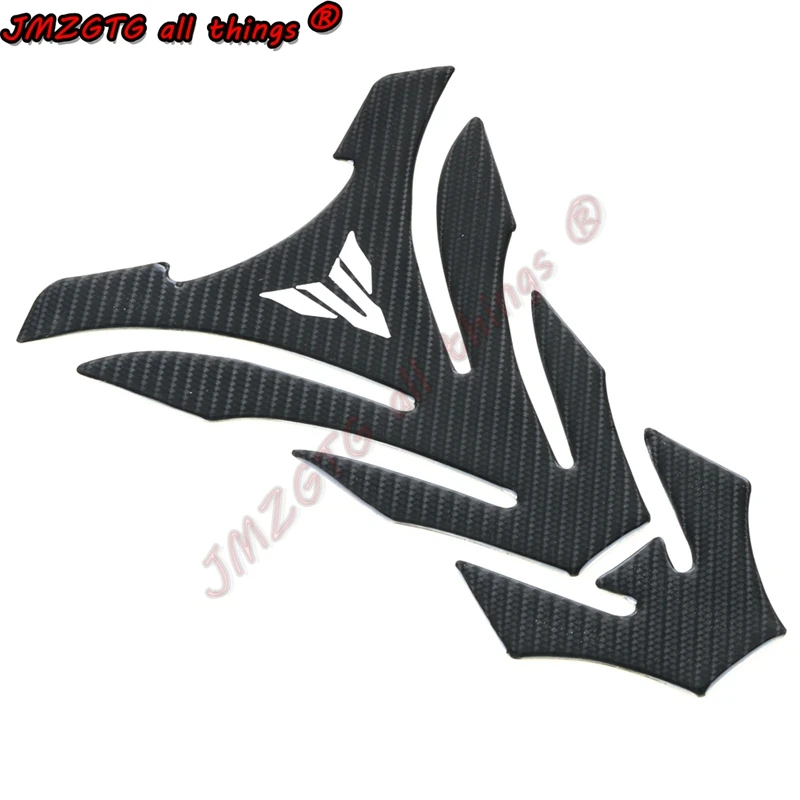 Voor Yamaha MT01 MT125 MT25 MT03 MT07 MT09 MT10 Tank Sticker 3D Carbon Look Motorcycle Tank Pad Protector Decal Stickers case