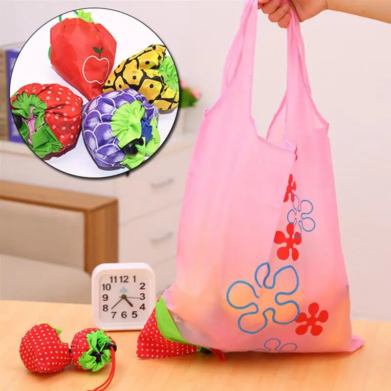 Foldable Shopping Storage Bags for Groceries Recyclable Grocery Tote Pouch Eco-Friendly Heavy Duty Washable Shopping Bag