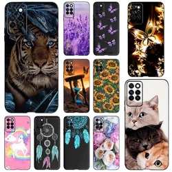 Cute Case For Infinix Note 10 Pro NFC X695C X695 Phone Cover Black Silicone Soft Case For Infinix Note 10 Funda Note10 Pro 6.95