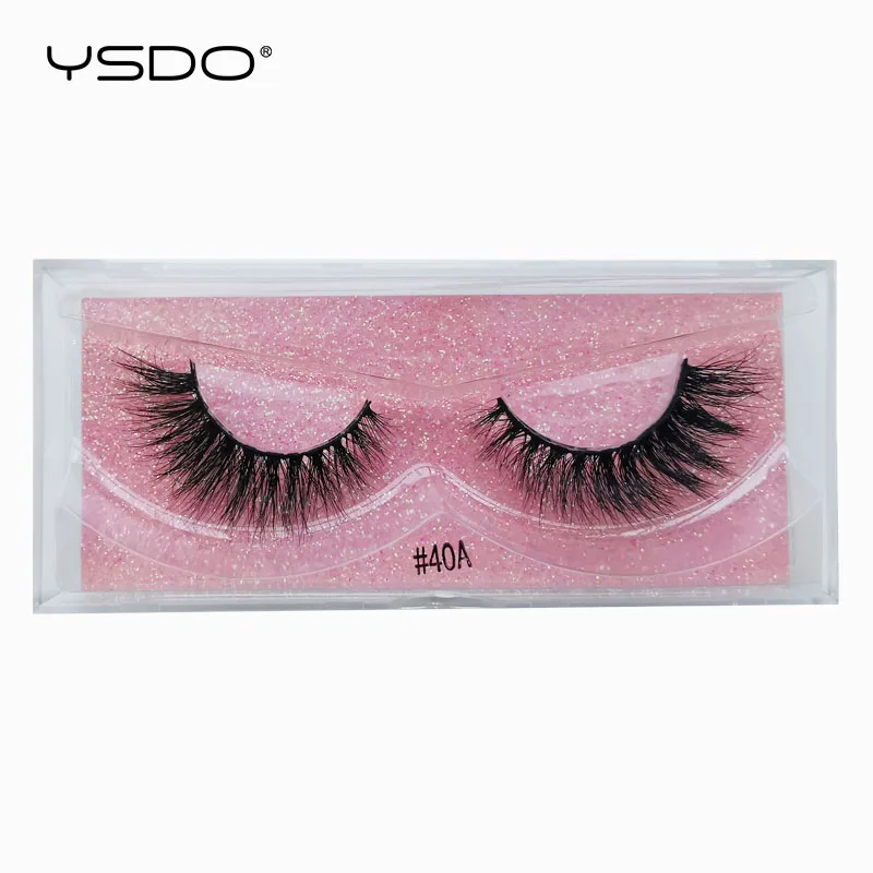 YSDO 1 Paar Kreuzförmige Nerz-Wimpern Weiche Echte 3D-Wimpern Maquiagem Künstliche Wimpern Dramatische Voluminöse Wimpern Make-up Cilios Faux Cils – Detail 19
