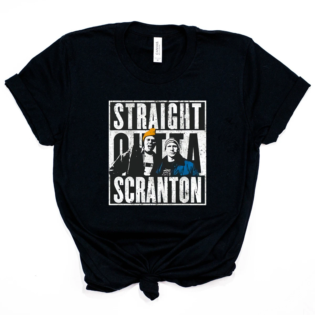 Straight Outta Scranton Shirt TV Show The Office T-shirt Michael Scott Dwight Schrute Parody Unisex Shirts Hipster Tops