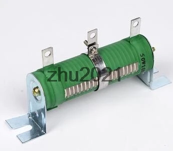 50W 5R/10R/20R/30R/50R/100R/150R/200R/500R/1KR Wire Wound Tubular Resistor Tube-Type Variable +/-5% Tolerance