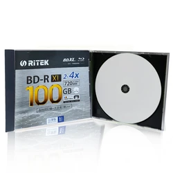 ブルーレイディスクBD-R xl 100GBトリプルレイヤーブレードbdxl DVD bdr 100g 4x 1pc