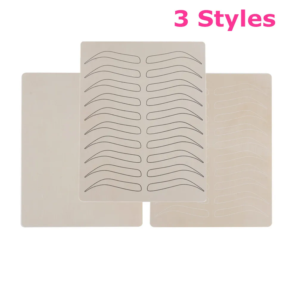 3D Tattoo Silicone Practice Face Head Lips Eyebrows Pad Professional Training Mannequin Doll Fake Skin for Eyelash Extension