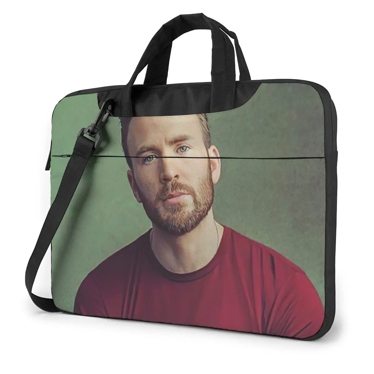 

Chris Evans Laptop Bag Case Protective Vintage Computer Bag Bicycle Crossbody Laptop Pouch