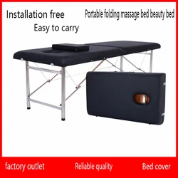 Mesa De Massagem Portátil Dobrável, Cama Spa Para Maquiagem Mesa De Tração, Mobiliário De Salão De Beleza, Mobiliário Profissional