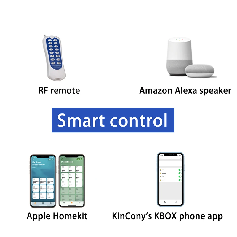 Kincony A16 ESP32 Development Board MQTT TCP Web HTTP ESPhome Home Assistant Tasmota DIY Module Arduino IDE WiFi Relay Switch