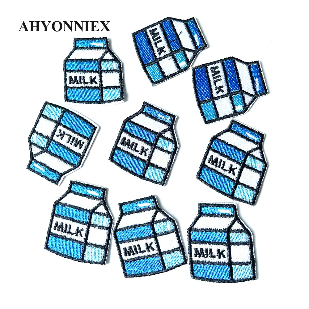 

AHYONNEIX Free Shipping 50pcs/lot Wholesale Cute Gift Clothing Stickers Stars Bees Milk Patches