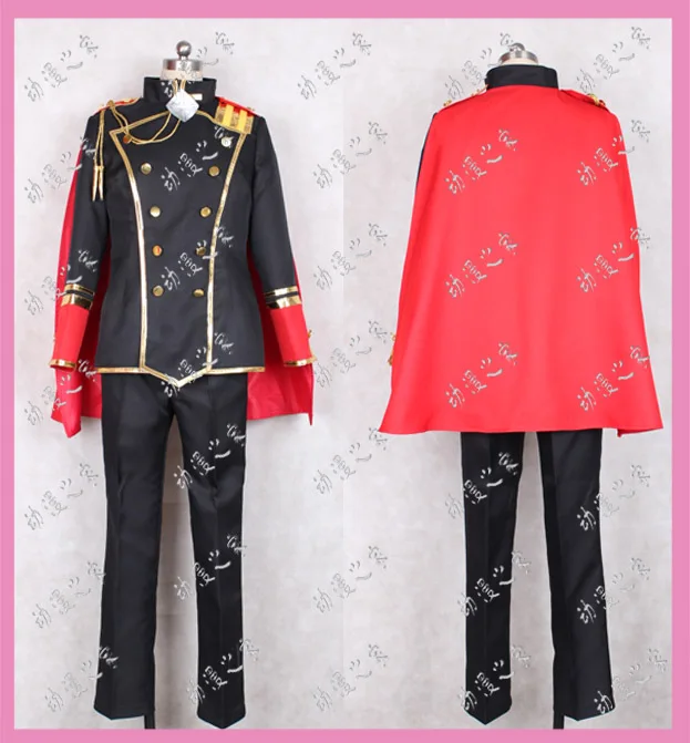 

Cute High Earth Defense Club Love! Kinshirou Kusatsu Black Uniform Suit Adult Halloween Christmas Outfit Cosplay Costume