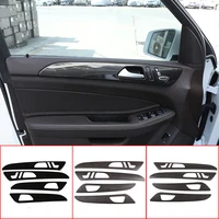 Para Mercedes benz ML GLE GL clase GLS 320 400 estilo de coche ABS fibra de carbono decoración de puerta Interior cubierta de Panel accesorios embellecedores