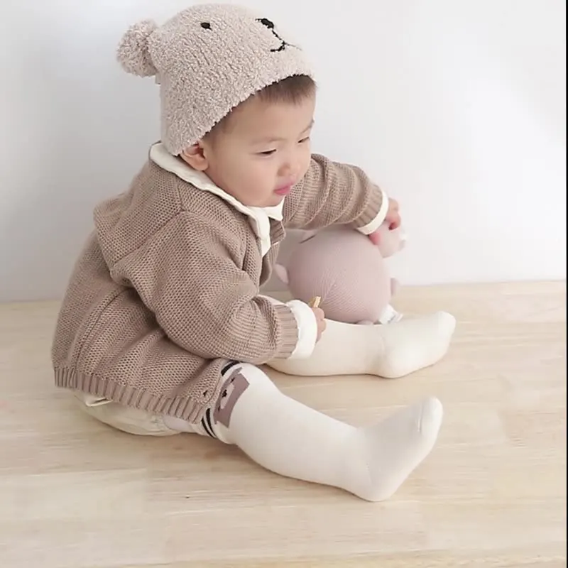 Toddler Long Socks Newborn Baby Prewalker Winter Terry Exquisite Cotton Girl Autumn Thick Warm Infant Boy Kids Cartoon Sock 0-3T