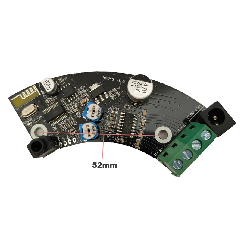 Scheda amplificatore bluetooth Altoparlante da soffitto Audio 2X40W Parete Stereo Sfondo Amplificatore musicale FAI DA TE AUX DC9-24V