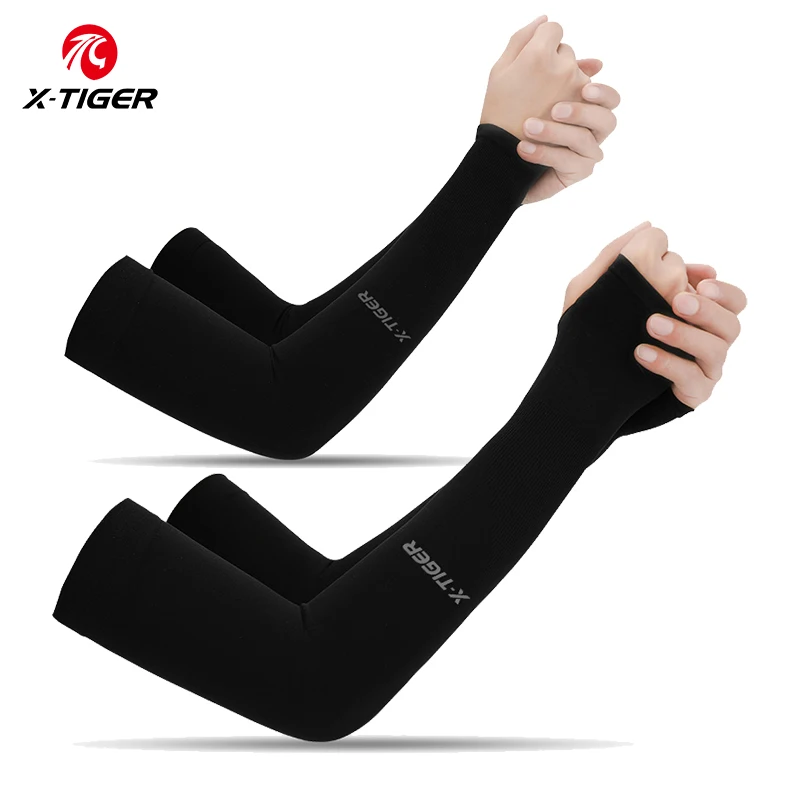 X-TIGER Radfahren Arm Ärmel Eis Stoff Anti-UV Sonnencreme Laufen Radfahren Ärmel Outdoor Sport Radfahren Arm Wärmer Männer Frauen