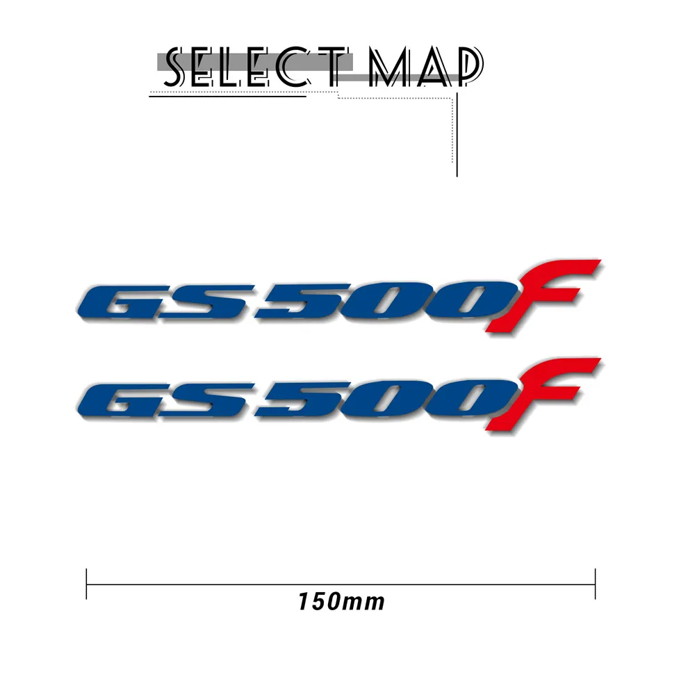 New Motorcycle Stickers Body Reflective Waterproof Body fuel tank logo sticker Kit For Suzuki GS500F gs 500f gs 500 f sign decal
