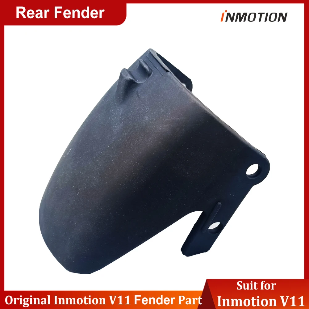 Original Inmotion V11 Rear Fender Accessories Mudguard Part Silicone Black Fine Grain Matte Suit for V11 Electric Unicycle