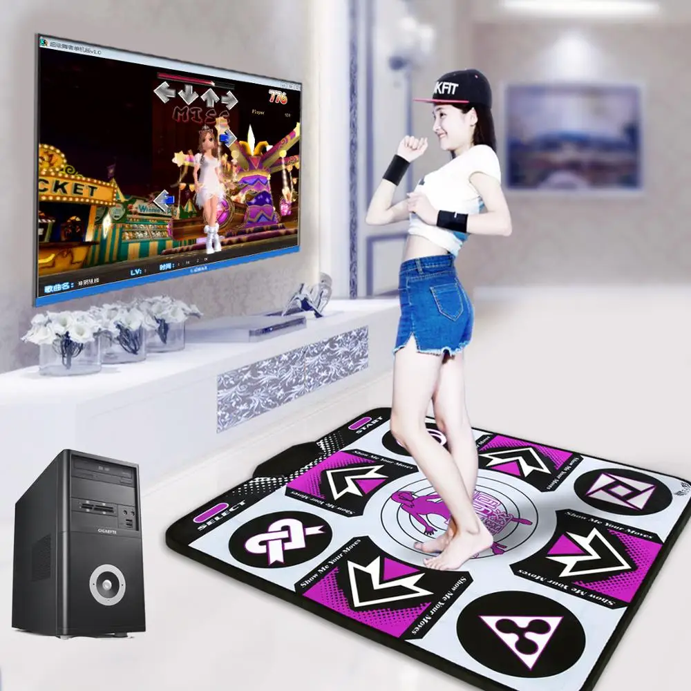 Wireless Dance Pad Dancing Step Dance Mats Pad Pads Dancer Blanket Equipment Revolution  Non-Slip Foot Print Mat to PC with USB