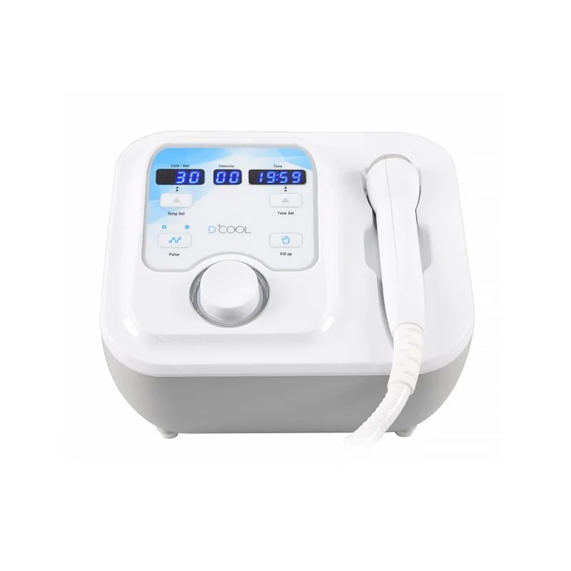 Portable D-Cool Skin Rejuvenation Machine Hot And Cold Puffines Machine With Ems For Facial Tightening Mouisture Electroporation