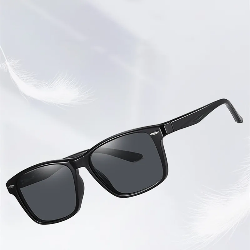 New TR90 Fashionable Round Sunglasses Men Lightweight Polarized Goggles Ladies Simple And Comfortable Spectacle Frames 2209 image 3