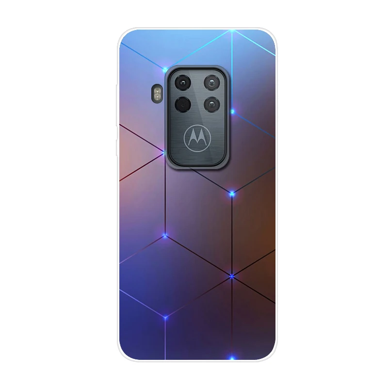 For Motorola One Zoom Case Fashion Soft TPU Back Cover For Moto One Vision Silicone Phone Cases for Moto One Action Cute Capas